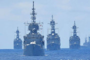 中国の台湾侵攻を想定した海軍演習にキッド級駆逐艦4隻そろって姿を公開！