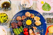 平愛梨、おかず10品の豪華手料理が「すごく美味しそう」「タンパク質たっぷり」の声！串焼きや刺身など