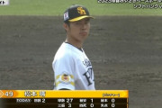 ルーキー松本晴が2回3K無失点の好投「ストライク先行でいこうと」
