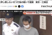 【警視庁】「自分がしたと聞いて驚いている」韓国籍の51歳男、路上で女子中学生を押し倒しわいせつ行為