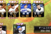 【プロスピA】コスト350チャレンジカップのオーダーどう組んでるん？【画像】