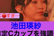 【さすが】乃木坂46池田瑛紗が推定Cカップを強調している模様…#乃木坂46