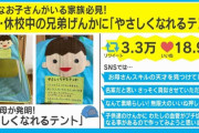 【画像】兄弟げんかに悩む母が発明 “やさしくなれるテント”が話題にｗｗｗｗｗ