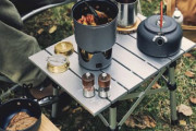 コンパクトアルコールバーナー＆クッカーセット【動画】セット内容が充実♪