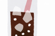 コーラに同量の水を混ぜて飲む
