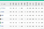 【残り30試合】ヤクルト横浜5.0ゲーム差←これ