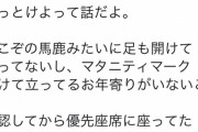 女さん「サラリーマンに朝から妊婦が座ってんじゃねえよって言われた。働くのがそんなに偉いのか？私の方が偉いわ」→Twitter民大絶賛
