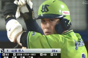 山田(ＦＡ) .258 12本塁打49打点8盗塁 OPS.775
