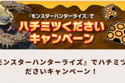 モンハンライズ公式が「ハチミツくださいキャンペーン」開催！