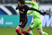 鎌田先発出場のフランクフルトは連勝ならず…ボルフスブルクに2失点敗戦