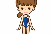 【画像】競泳水着が一番シコれる