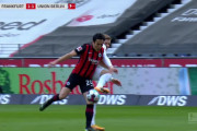 ◆悲報◆フランクフルト長谷部誠、思っきり太ももに足裏食らうもファール獲ってもらえずゴール許す(´・ω・｀)