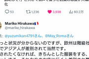 ツイッター女子　「ヨーロッパは階級社会なので、アジア人は差別されて当然よ」  [11/27]