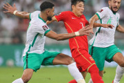 W杯出場決定のサウジアラビア、中国に追いつかれドロー。最終節を前に日本が首位浮上