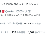 【画像】強者女性「産まない女は劣化版の男」弱者女性「チギュアアアアアアアア！！！」