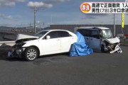 【悲報】35歳の軽自動車乗り、逆走した高級車ジジイに車ごと粉砕され死亡