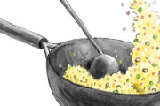チャーハン作るたびにお前ら「ニンジン嫌い」だの「ピーマン入れるな」だの文句ばっかり言うからもういっそ具無しで作りました