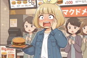 【命題】マクドナが大幅値上げ。少し前までビックマックが250円だったのに500円はさすがにおかしい