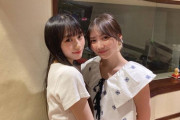 【乃木坂46】2ショット撮影で川﨑桜のお尻にこっそり手を回す田村真佑www