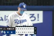 【中日対ロッテ2回戦】中日対ロッテは２－２で引き分け　