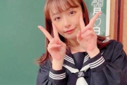 【画像】宇垣美里(31)がセーラー服姿を公開　フォロワー「明らかに普通の高校生より可愛い」