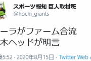 巨人・パーラ抹消へ、元木ヘッドが明言