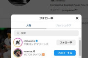 ヤンキースのジミー・コルデロがロッテのインスタをフォロー