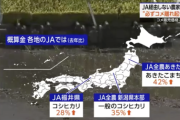 【悲報】JAさん、コメ確保に向けて農家に前払いする「概算金」を3割～4割引き上げ