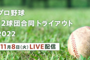 プロ野球12球団合同トライアウト2022参加選手(確定)