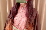 【芸能】鈴木亜美、『鬼滅の刃』禰豆子のコスプレ姿披露！「似てますね」「超似合ってます」「実写版は、アミーゴに決まり」とファン絶賛