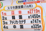 【悲報】韓国人さん、平均ソシャゲ課金額が酷すぎるｗｗｗｗｗｗ