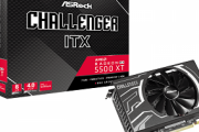 ASRock、178mmのコンパクト基板採用の「Radeon RX 5500 XT Challenger ITX 8G」を発売