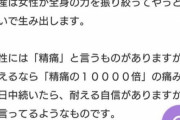 【画像】女「男は妊娠の痛み分かってなさすぎ！精痛の1万倍の辛さなのに！！」