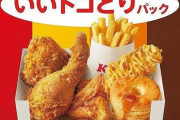 【朗報】ケンタッキー、デブでも満腹の激安パックを発売！！