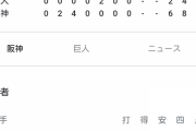 巨人阪神戦で歴史的な八百長が起こった件