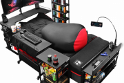【朗報】ゲーム、食事、睡眠のすべてが完結する「ゲーミングベッド」発売　お値段なんと126300円