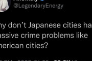海外「なんで日本の都市はアメリカのような大きな犯罪問題がないんだ？」