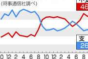 内閣支持26．3％、過去最低に　改造「評価せず」45％　時事世論調査