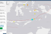 【バンダ海】30日、インドネシア東部で「M7.3」の地震発生