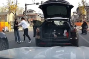 【動画】こんな女は絶対嫌だ。車から突然降りて大騒ぎする迷惑な女。