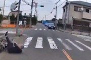 【埼玉】ぎゃあ怖い。じいちゃんが車道側に倒れてくるドラレコが(((ﾟДﾟ)))