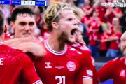 【速報動画】最強イングランドさん、ケインのゴールで先制するも…デンマークにゴラッソ決められて1-1で前半終了ｗｗｗｗｗｗ