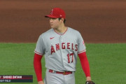 【MLB】大谷翔平、メジャー自身初のリアル三刀流　7回10K1失点で2勝目ならずも右翼手でプレー