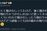 【ﾋｪｯ】ころさん「眼球はどれくらいの力で掻きむしったら取れちゃうのか調べた」