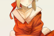 【FGO】Enさんのドレスネロちゃまイラスト！！　赤いドレスのネロちゃまいいね！