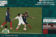 【GIF】フランス代表選手が日本代表･三好の足の骨を折ろうとしていた件…