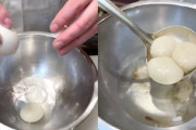 【動画】黄身が真っ白な卵でだし巻き卵を作るとこうなるw(ﾟoﾟ)w