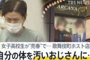 JK「ホストに立ちんぼするよう言われ汚いおじさんに身体を売った、50人以上と売春した」