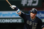 オリックス・T-岡田、今季3本目となる3ランホームランでメットライフドームに美しい弧を描く！