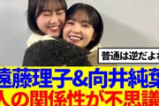 【櫻坂46】遠藤理子&向井純葉、2人の関係性が不思議だと話題に…